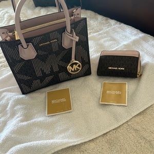 Michael Kors purse and wallet